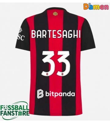 AC Milan Davide Bartesaghi #33 Replik Heimtrikot Damen 2026-27 Kurzarm